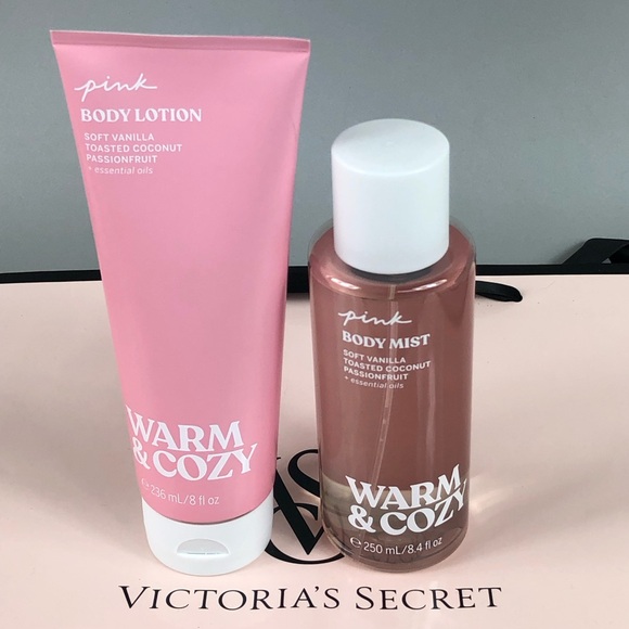 PINK Victoria's Secret Other - Pink Victoria Secret Soft Vanilla Toasted Coconut PassionFruit Mist & Lotion Set